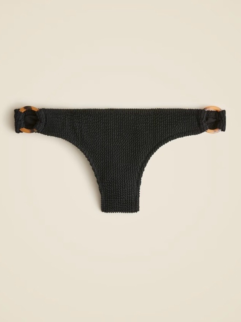 J. Crew Ronnie O-Ring Low Rise Scrunch Bikini Bottom